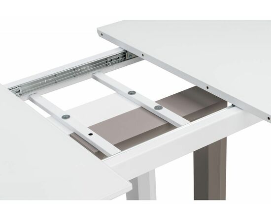 Стол Санса 140 грей / белая шагрень / грей, изображение 9 | Интернет магазин мебели и декора LifeDekor