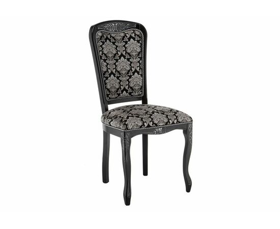 Стул деревянный Клето патина серебро / черный | Интернет магазин мебели и декора LifeDekor