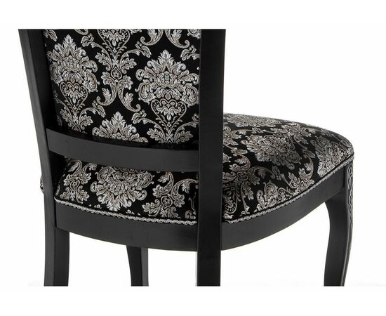 Стул деревянный Клето патина серебро / черный, изображение 5 | Интернет магазин мебели и декора LifeDekor