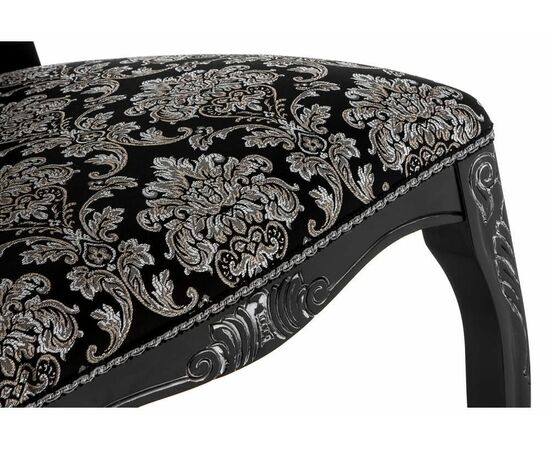 Стул деревянный Клето патина серебро / черный, изображение 9 | Интернет магазин мебели и декора LifeDekor