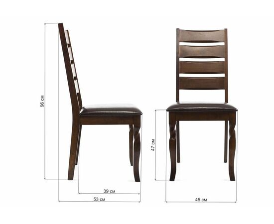 Стул деревянный Vengen cappuccino, изображение 2 | Интернет магазин мебели и декора LifeDekor