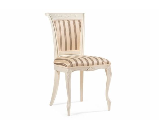Стул деревянный Амбертин молочный / агата серая | Интернет магазин мебели и декора LifeDekor