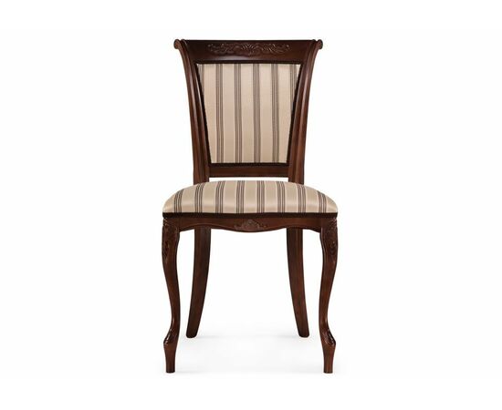 Стул деревянный Амбертин орех / агата полоса серая, изображение 2 | Интернет магазин мебели и декора LifeDekor