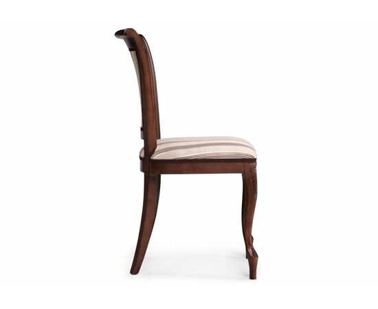 Стул деревянный Амбертин орех / агата полоса серая, изображение 3 | Интернет магазин мебели и декора LifeDekor