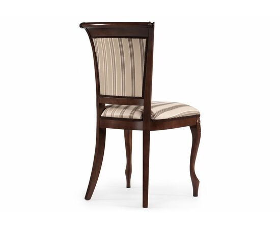 Стул деревянный Амбертин орех / агата полоса серая, изображение 4 | Интернет магазин мебели и декора LifeDekor