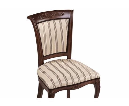 Стул деревянный Амбертин орех / агата полоса серая, изображение 5 | Интернет магазин мебели и декора LifeDekor