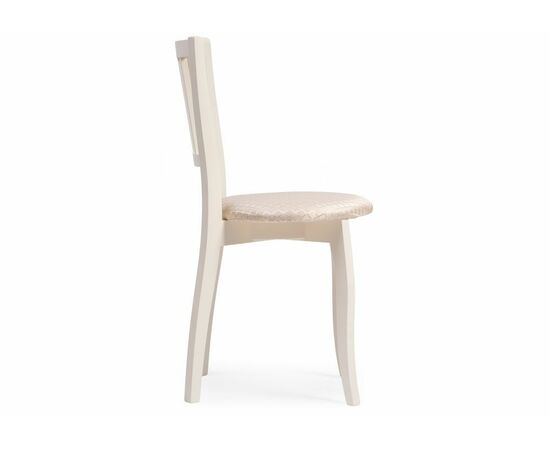 Стул деревянный Айра молочный / ромб, изображение 3 | Интернет магазин мебели и декора LifeDekor