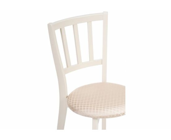 Стул деревянный Айра молочный / ромб, изображение 5 | Интернет магазин мебели и декора LifeDekor