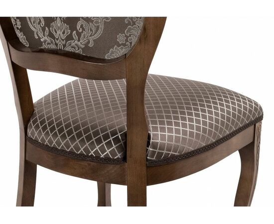 Стул деревянный Лауро орех / ромб, изображение 5 | Интернет магазин мебели и декора LifeDekor