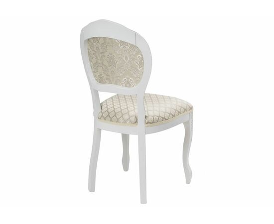 Стул деревянный Лауро патина серебро / бежевый, изображение 4 | Интернет магазин мебели и декора LifeDekor