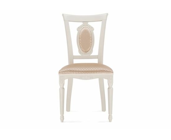 Стул деревянный Лино молочный / ромб 02, изображение 2 | Интернет магазин мебели и декора LifeDekor