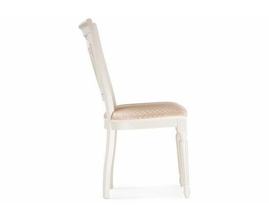 Стул деревянный Лино молочный / ромб 02, изображение 3 | Интернет магазин мебели и декора LifeDekor