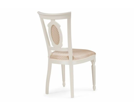 Стул деревянный Лино молочный / ромб 02, изображение 4 | Интернет магазин мебели и декора LifeDekor