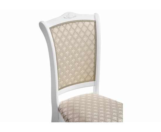 Стул деревянный Луиджи белый / бежевый, изображение 5 | Интернет магазин мебели и декора LifeDekor