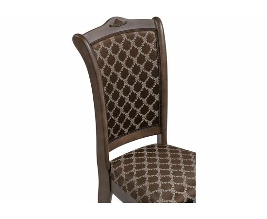 Стул деревянный Луиджи орех / коричневый, изображение 5 | Интернет магазин мебели и декора LifeDekor