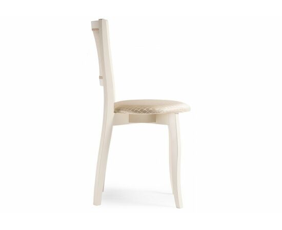 Стул деревянный Валери молочный / ромб, изображение 3 | Интернет магазин мебели и декора LifeDekor