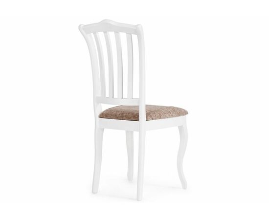 Стул деревянный Виньетта белый / лайн белый люкс, изображение 4 | Интернет магазин мебели и декора LifeDekor