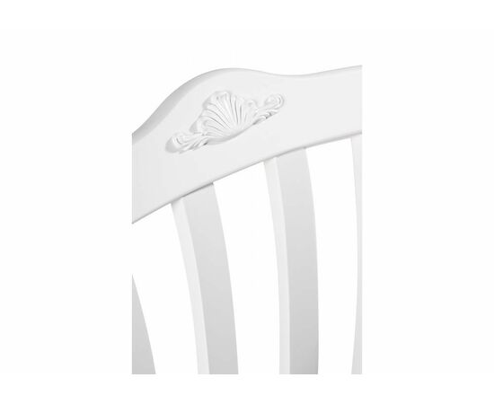 Стул деревянный Виньетта белый / лайн белый люкс, изображение 6 | Интернет магазин мебели и декора LifeDekor