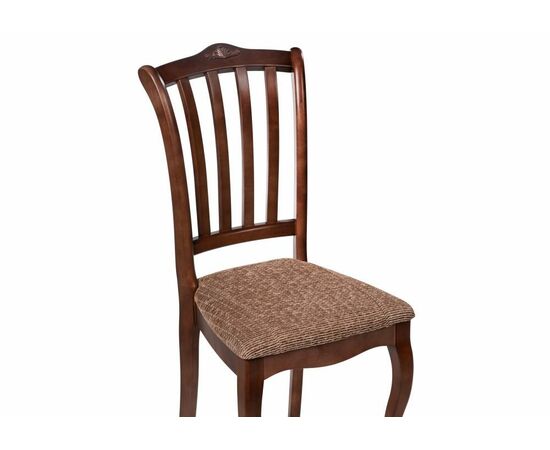 Стул деревянный Виньетта орех / мерц белый люкс, изображение 5 | Интернет магазин мебели и декора LifeDekor