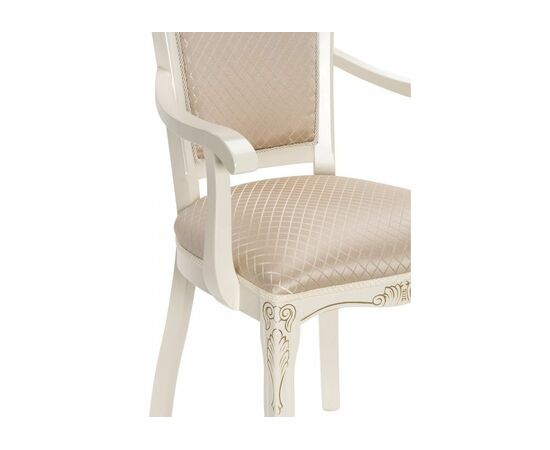 Стул деревянный Клето патина золото / ромб, изображение 7 | Интернет магазин мебели и декора LifeDekor