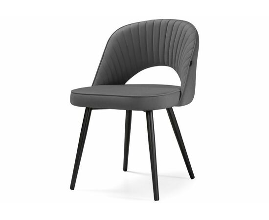 Стул деревянный Сандвикен черный / velutto 32, изображение 5 | Интернет магазин мебели и декора LifeDekor