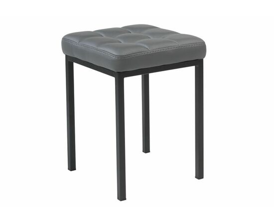 Стул деревянный Байя кожзам темно-серый / черный матовый, изображение 6 | Интернет магазин мебели и декора LifeDekor