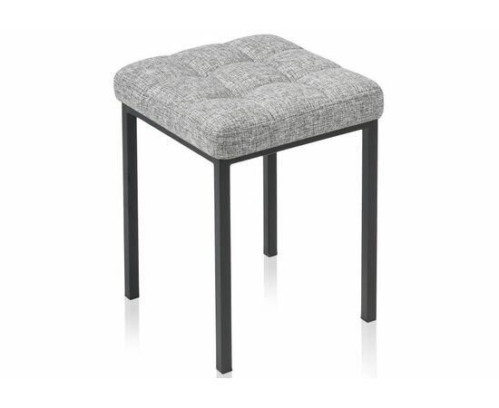 Стул деревянный Байя рогожка графит / черный матовый | Интернет магазин мебели и декора LifeDekor