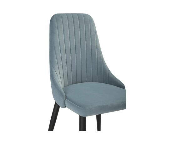 Стул Kora light blue / black, изображение 5 | Интернет магазин мебели и декора LifeDekor