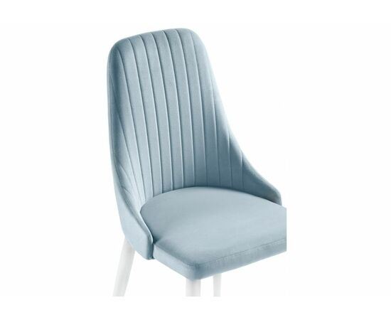 Стул Kora light blue / white, изображение 5 | Интернет магазин мебели и декора LifeDekor