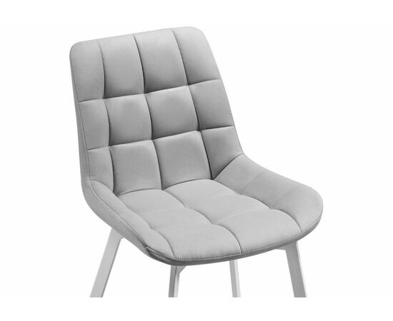 Стул Челси белый / светло-серый, изображение 5 | Интернет магазин мебели и декора LifeDekor