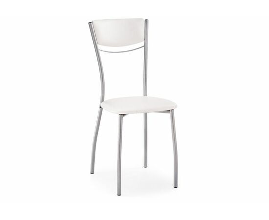 Стул Goki с мягкой спинкой белый полимер / светлый мусс | Интернет магазин мебели и декора LifeDekor