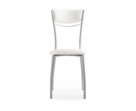 Стул Goki с мягкой спинкой белый полимер / светлый мусс, изображение 2 | Интернет магазин мебели и декора LifeDekor