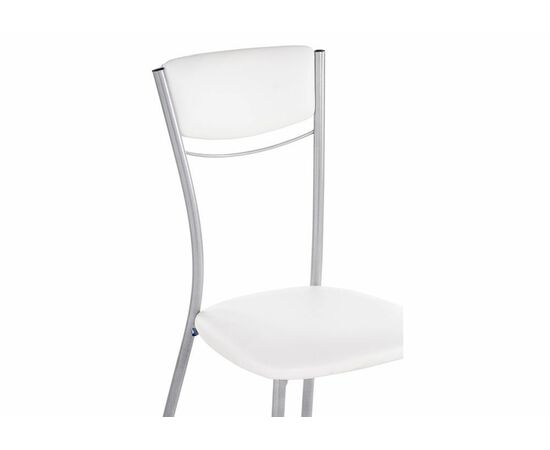 Стул Goki с мягкой спинкой белый полимер / светлый мусс, изображение 5 | Интернет магазин мебели и декора LifeDekor