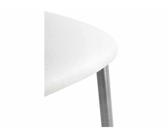 Стул Goki с мягкой спинкой белый полимер / светлый мусс, изображение 6 | Интернет магазин мебели и декора LifeDekor
