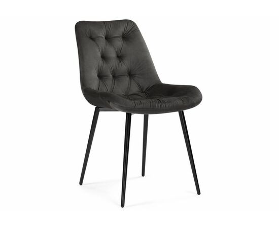 Стул Гояр графитовый / черный глянец | Интернет магазин мебели и декора LifeDekor