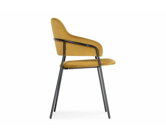 Стул Инклес желтый / черный глянец, изображение 3 | Интернет магазин мебели и декора LifeDekor