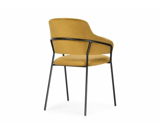 Стул Инклес желтый / черный глянец, изображение 4 | Интернет магазин мебели и декора LifeDekor