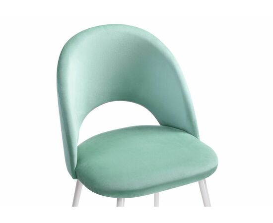 Стул Ирре confetti aquamarine / белый глянец, изображение 5 | Интернет магазин мебели и декора LifeDekor