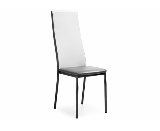 Стул Mirilis белый полимер / серый полимер / темный мусс | Интернет магазин мебели и декора LifeDekor