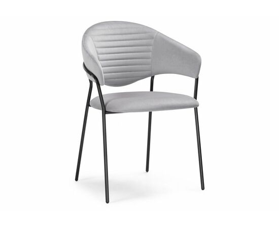 Стул Рансол серебряный / черный глянец | Интернет магазин мебели и декора LifeDekor