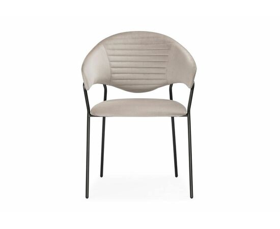 Стул Рансол серый / черный глянец, изображение 2 | Интернет магазин мебели и декора LifeDekor