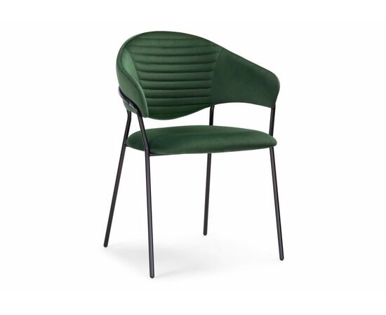 Стул Рансол темно-зеленый / черный глянец | Интернет магазин мебели и декора LifeDekor