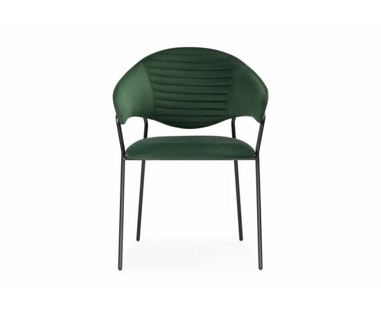 Стул Рансол темно-зеленый / черный глянец, изображение 2 | Интернет магазин мебели и декора LifeDekor