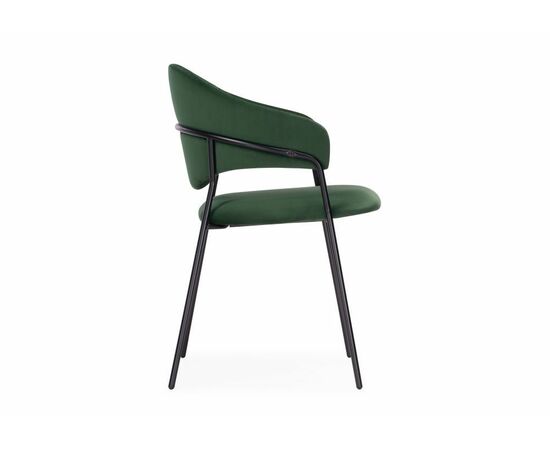 Стул Рансол темно-зеленый / черный глянец, изображение 3 | Интернет магазин мебели и декора LifeDekor