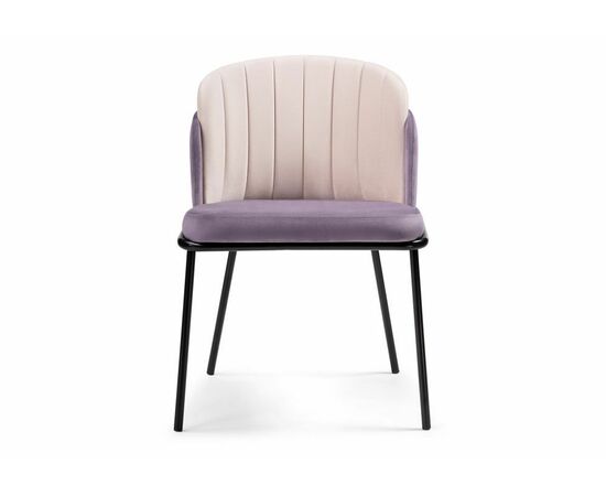 Стул Сиолим сливовый / кремовый / черный глянец, изображение 2 | Интернет магазин мебели и декора LifeDekor