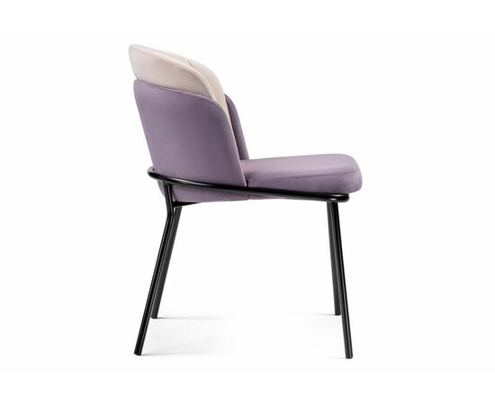 Стул Сиолим сливовый / кремовый / черный глянец, изображение 3 | Интернет магазин мебели и декора LifeDekor