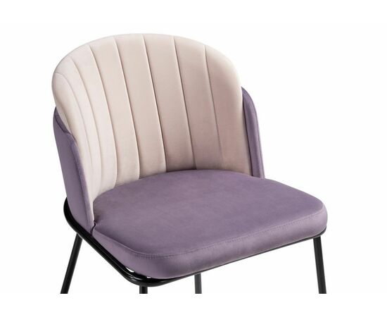 Стул Сиолим сливовый / кремовый / черный глянец, изображение 5 | Интернет магазин мебели и декора LifeDekor