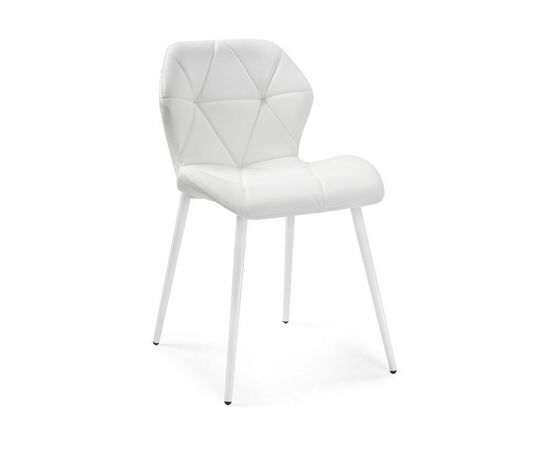 Стул Вальд экокожа белый / белый глянец | Интернет магазин мебели и декора LifeDekor