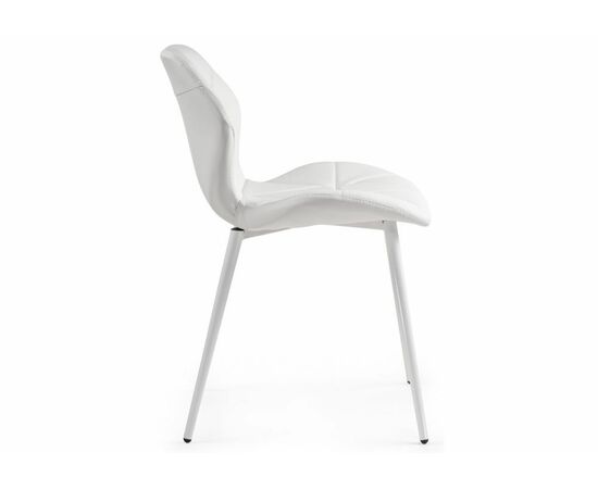 Стул Вальд экокожа белый / белый глянец, изображение 3 | Интернет магазин мебели и декора LifeDekor