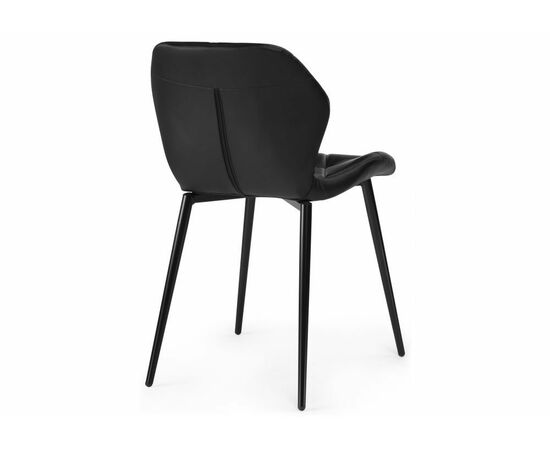 Стул Вальд экокожа черный / черный глянец, изображение 4 | Интернет магазин мебели и декора LifeDekor